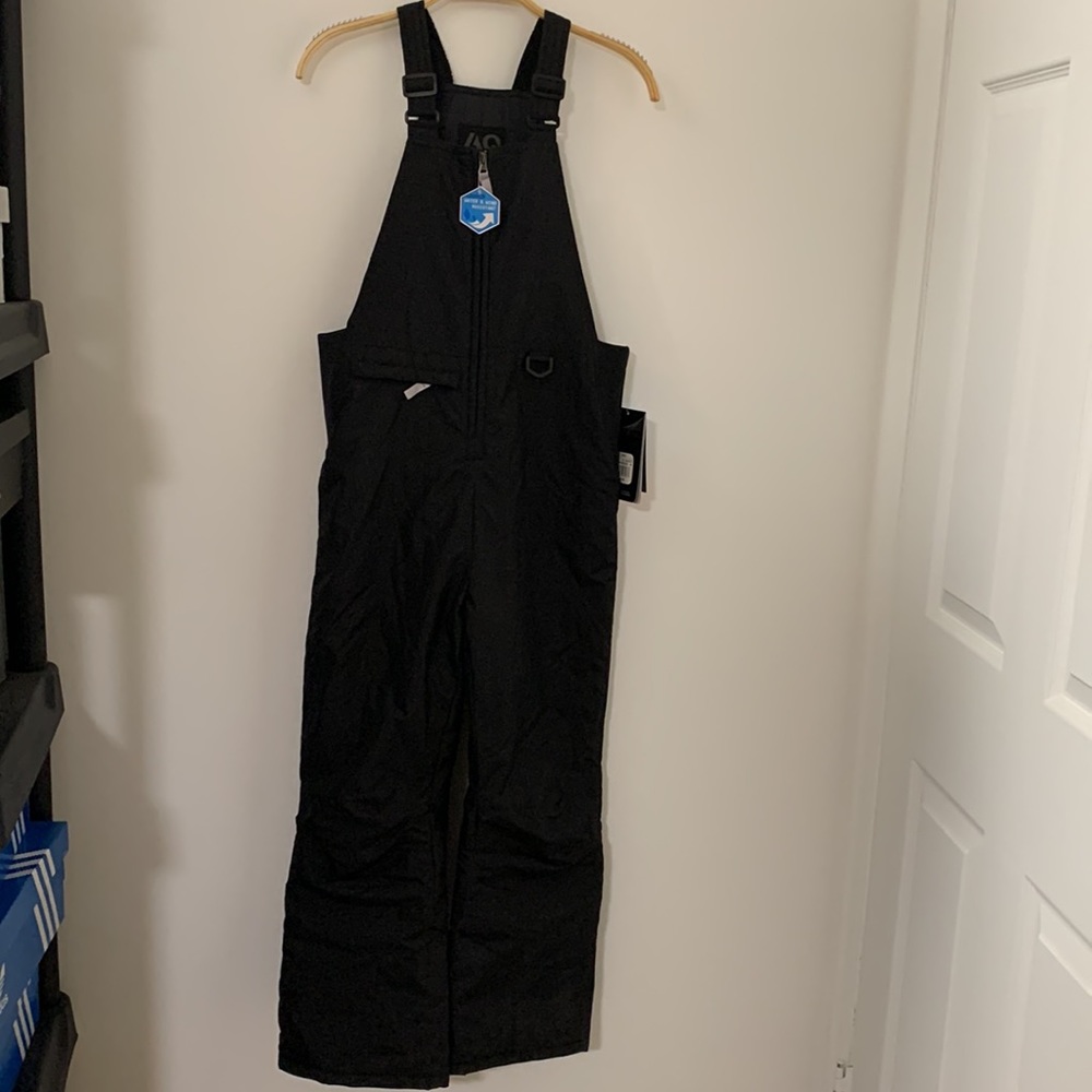 NEW ARTIC QUEST GIRL/BOY SNOW BIB OVERALL MULTIPLE SIZES BLACK